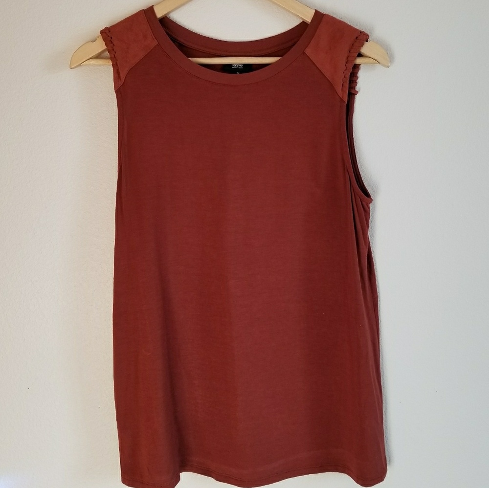 Mossimo Burnt Orange Halter Tank